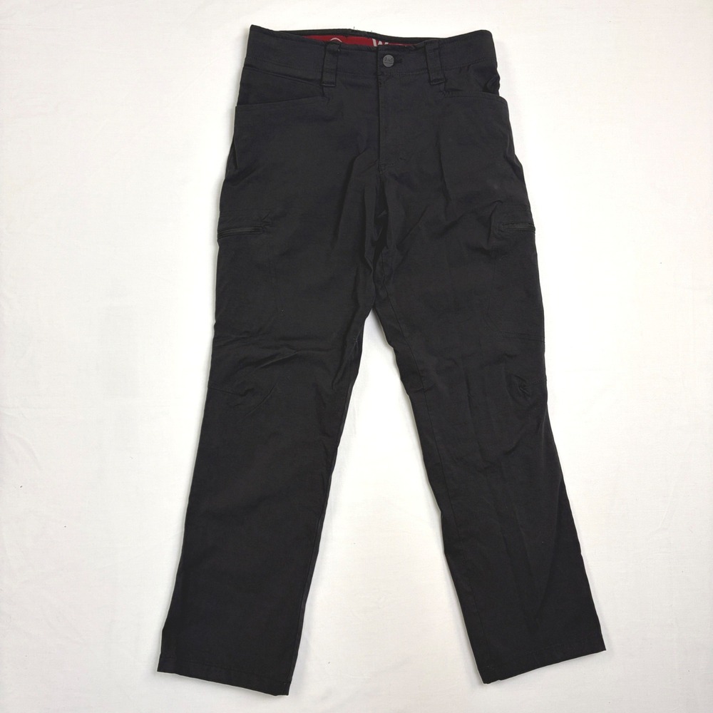 Wrangler Outdoor Series Mens Black Cargo Hiking Pants 29x30 Performance Workwear